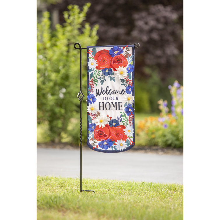 Briarwood Lane Gartenflagge American Heroes – 31,8 X 45,7 Cm, Aus Wetterfestem Polyester | USA Pride Design, Doppelseitiges Bild | Für Flaggenständer (nicht Inkl.)